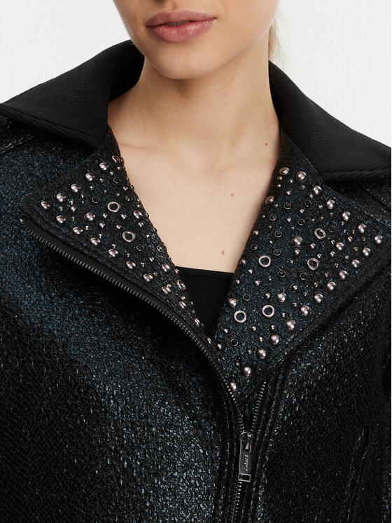 DKNY DKNY Übergangsjacke P4JJ6XIY Schwarz Regular Fit