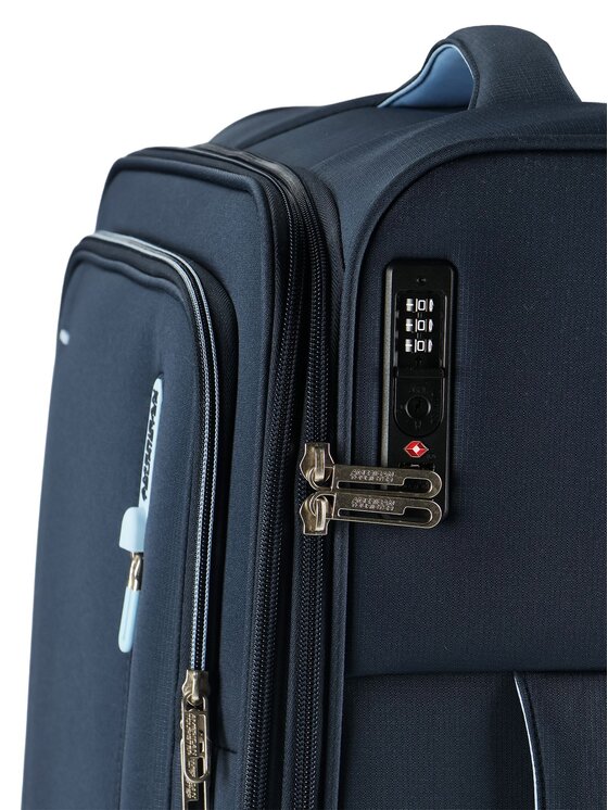 American Tourister American Tourister Walizka średnia 326428 Granatowy