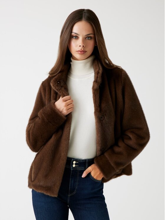 Guess Guess Übergangsjacke 179847 Braun Classic Fit