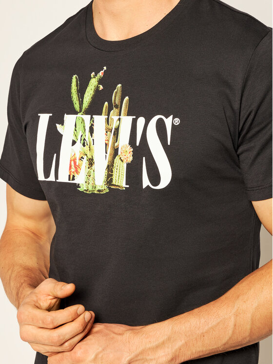 Levi's® Levi's® T-Shirt Graphic Crewneck Tee 22491-0733 Černá Regular Fit