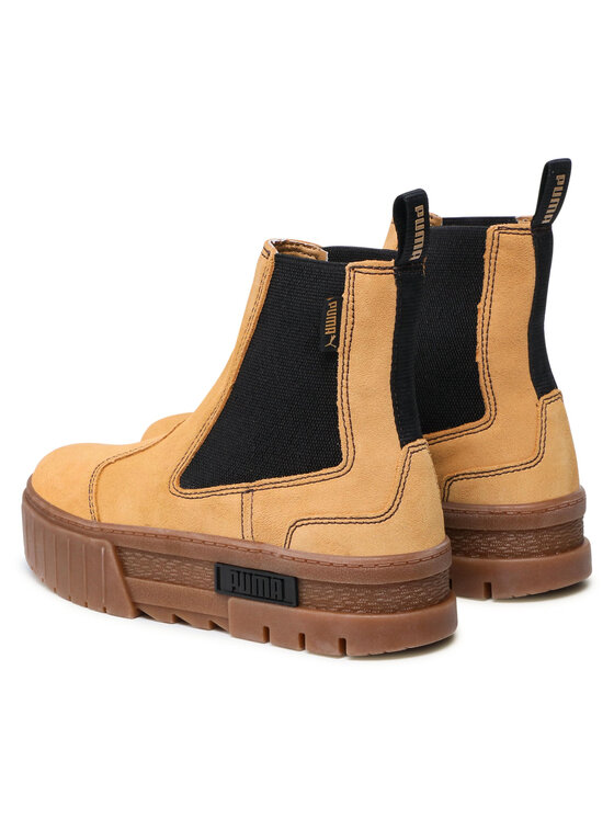 Puma Puma Μποτάκια με λάστιχο Mayze Chelsea Suede Wn's 382829 04 Μπεζ