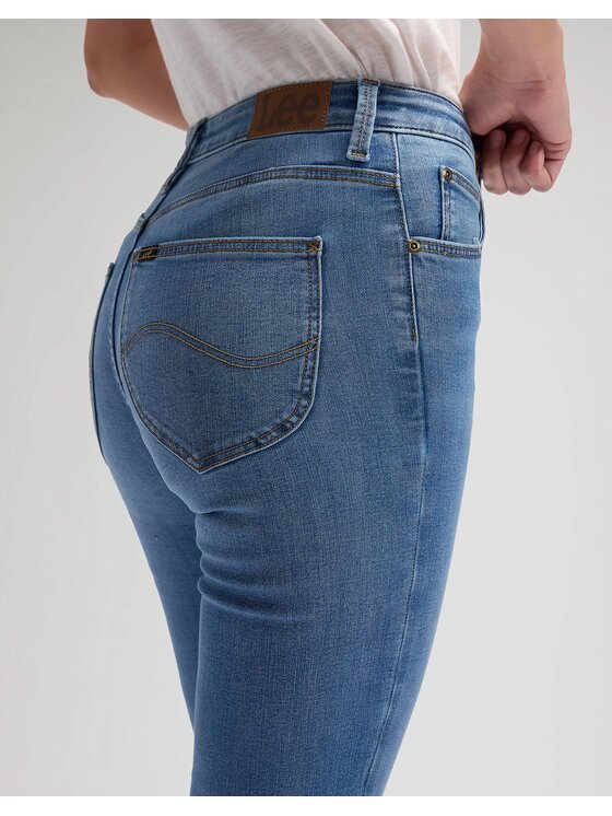 Lee Lee Jeansy BREESE BOOT Niebieski Slim Fit