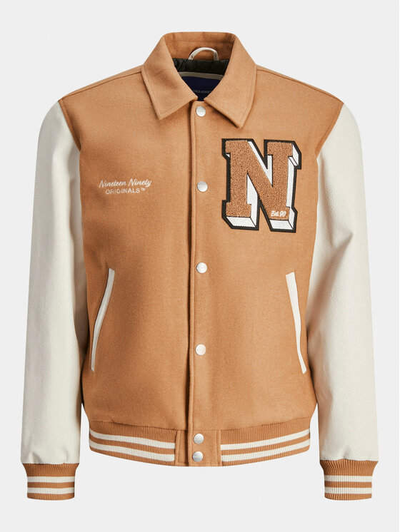 Jack&Jones Jack&Jones Μπόμπερ μπουφάν Carter 12260455 Μπεζ Regular Fit
