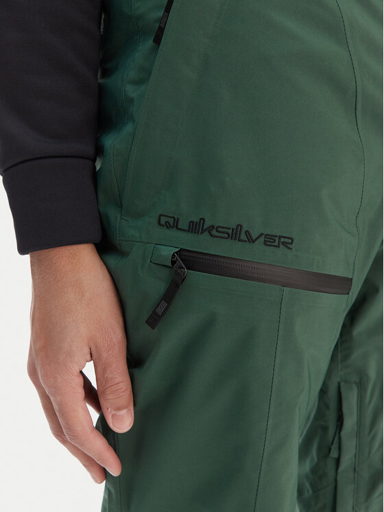 Quiksilver Quiksilver Snowboardové nohavice Forever Stretch EQYTP03238 Zelená Modern Fit
