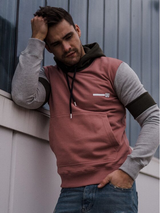 Les Hommes Les Hommes Μπλούζα UHH302750M Έγχρωμο Regular Fit