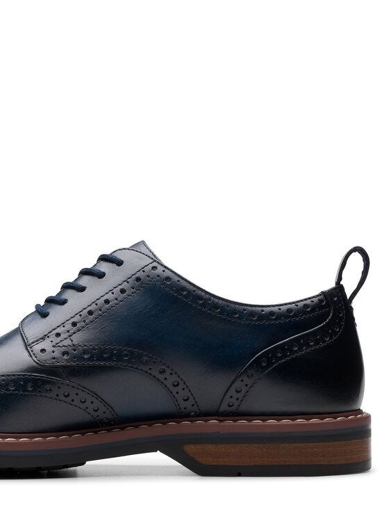 Clarks Clarks Poltopánky Aldwin Limit 26178471 Tmavomodrá