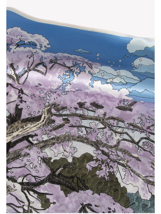 ALLORA BE UNIQUE ALLORA BE UNIQUE Foulard seta Viola