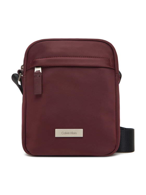 Calvin Klein Calvin Klein Мъжка чантичка Sleek Reporter LV04D3180G Бордо