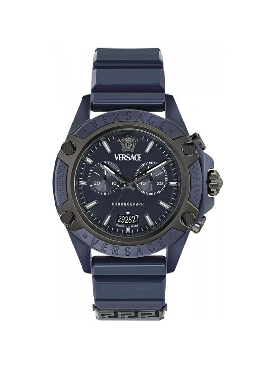 Versace Versace Zegarek VE8P00624 Niebieski