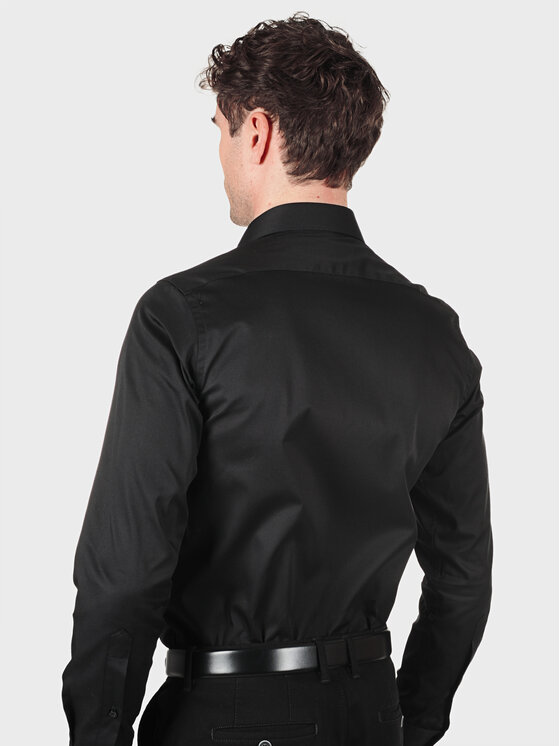 Evenemen Evenemen Koszula Bari Black Czarny Slim Fit