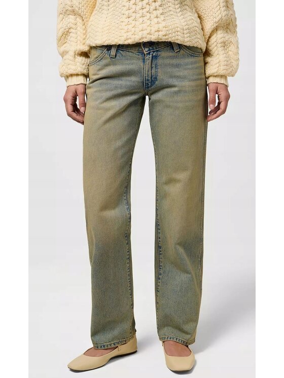 Wrangler Wrangler Jeansy Low Rise Cowboy Jean Niebieski Regular Fit