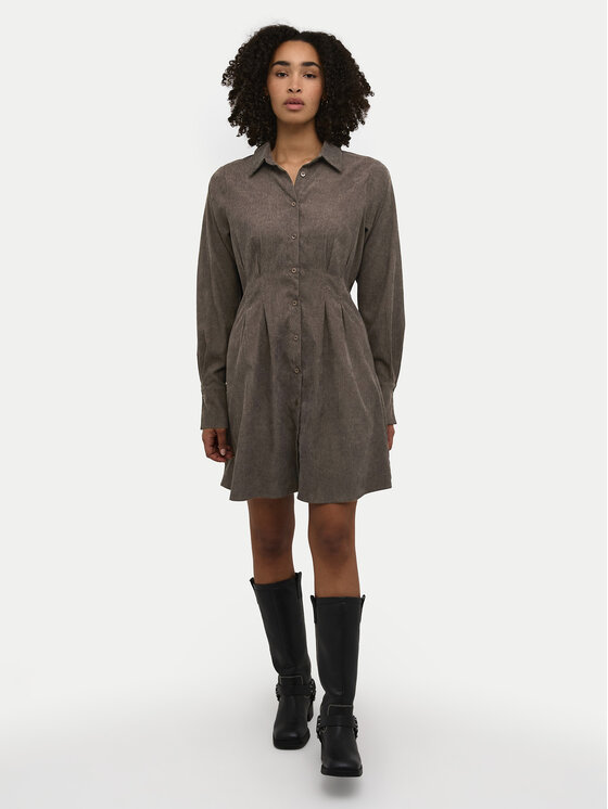 Kaffe Kaffe Rochie tip cămașă Hermine 10509115 Maro Regular Fit