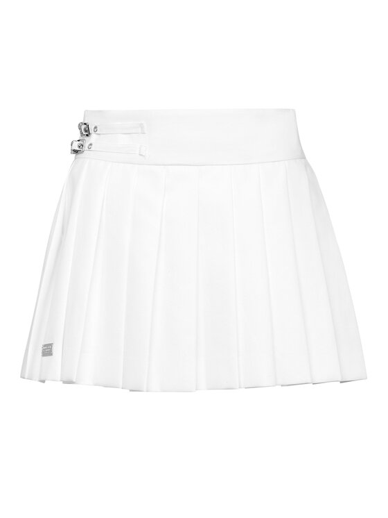 PHILIPP PLEIN PHILIPP PLEIN Spódnica mini 22923 Biały Slim Fit