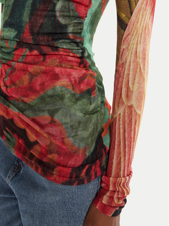 Desigual Desigual Majica Tapiz Lacroix 25WWJF48 Šarena Regular Fit