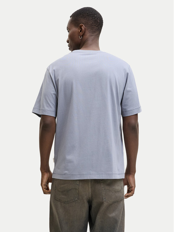 Jack & Jones Jack & Jones Marškinėliai Norrebro Emb 12282892 Mėlyna Regular Fit