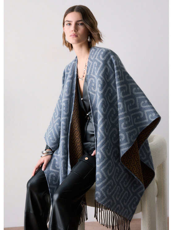 Liu Jo Liu Jo Poncho 2F6039T274200737 Azzurro chiaro Regular Fit