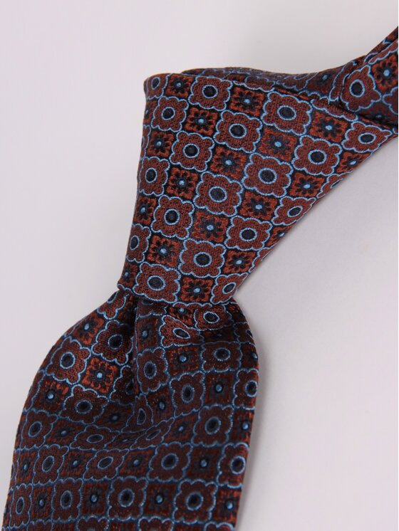 ELSNER ELSNER Γραβάτα JEDWAB ŻAKARD A0850 Καφέ