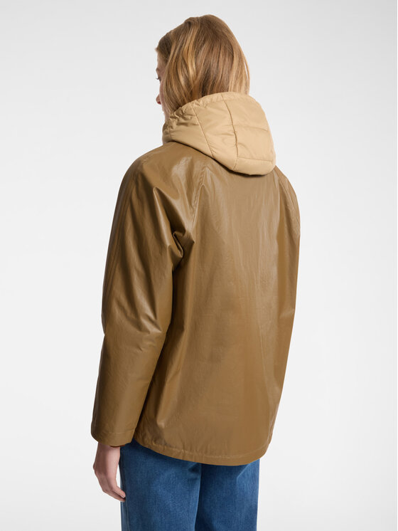 Elena Mirò Elena Mirò Giubbotto piumino F215P000138N022 Crema Regular Fit