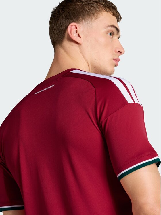 adidas adidas Koszulka techniczna Węgry Czerwony Slim Fit