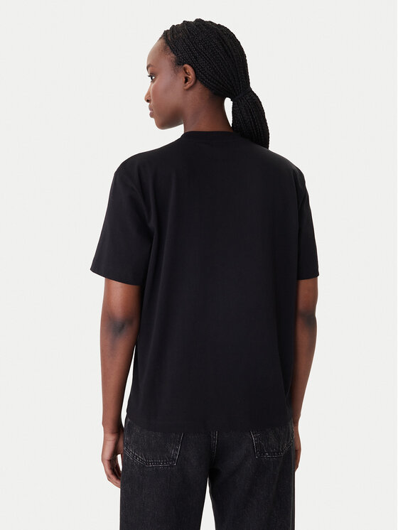 Karl Lagerfeld Jeans Karl Lagerfeld Jeans T-krekls B1W17055 Melns Relaxed Fit