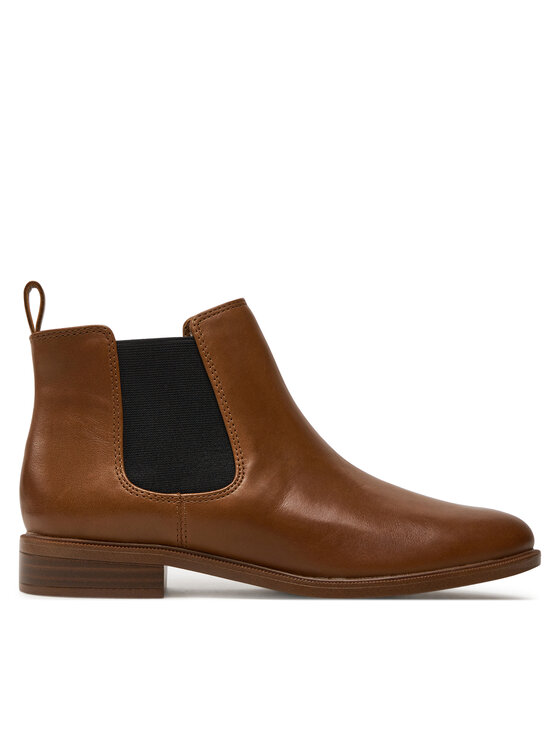 Clarks Bottines Chelsea Taylor Shine 261186314 Marron Modivo