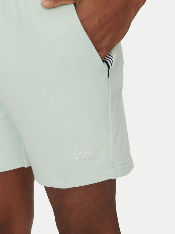EA7 Emporio Armani EA7 Emporio Armani Šortky z materiálu 7M000269 AF12451 U9060 Modrá Regular Fit