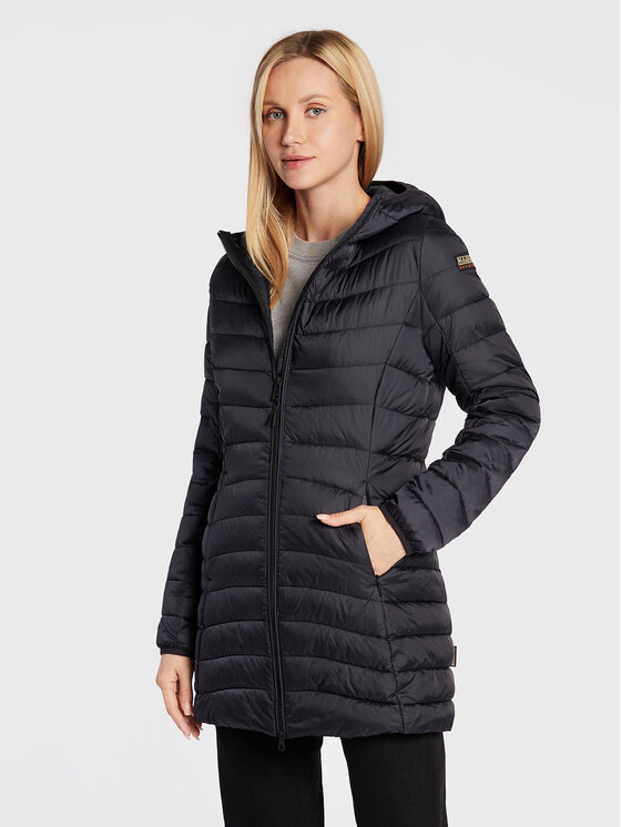 Napapijri Napapijri Μπουφάν μεταβατικό Aerons NP0A4GKP Μαύρο Slim Fit