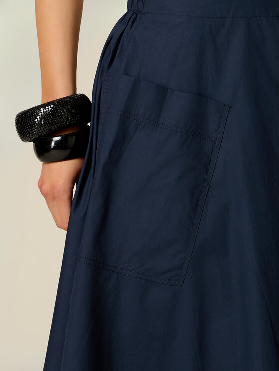 Oltre Oltre Gonna midi 1001J000295N034 Blu Regular Fit