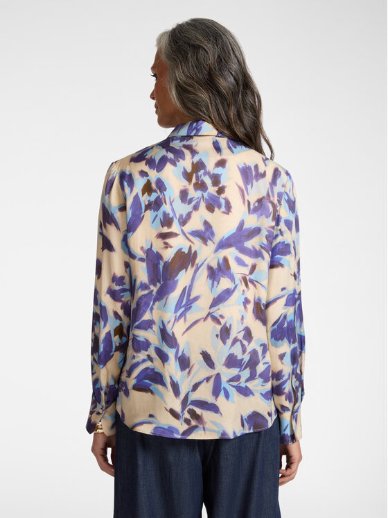 Elena Mirò Elena Mirò Camicia 5016P000311N001 Viola Regular Fit