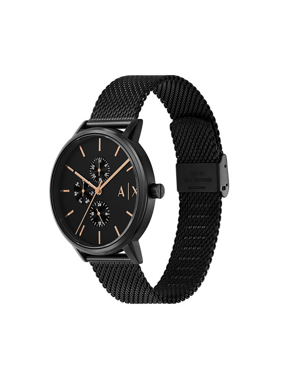 Armani Exchange Armani Exchange Laikrodis AX7162SET Juoda
