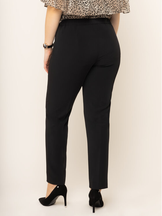 Pantaloni di tessuto 1133159 Nero Regular Fit