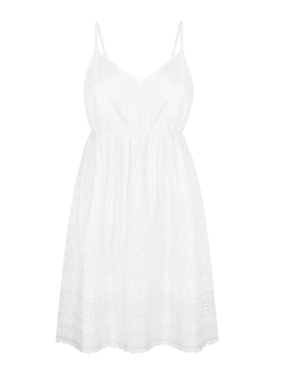 Feba Feba Sukienka letnia F237 Biały Regular Fit