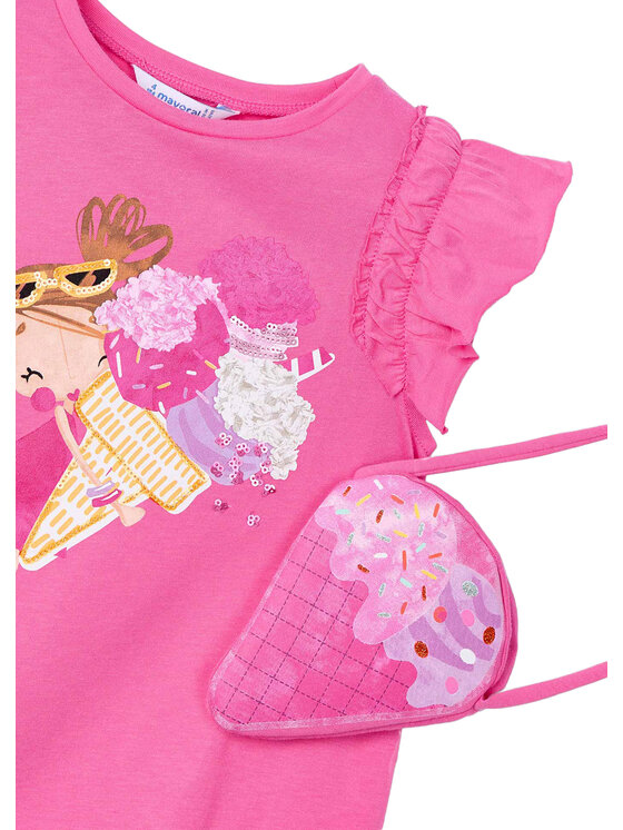 Mayoral Mayoral Kleid für den Alltag 3940 Rosa Regular Fit