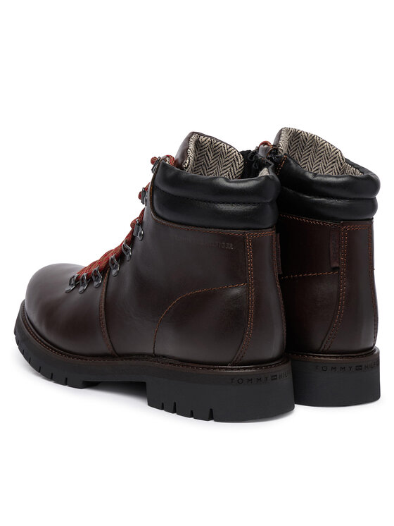 Tommy Hilfiger Tommy Hilfiger Auliniai batai Elevated Outdoor Lth Wpm Boot FM0FM05995 Ruda