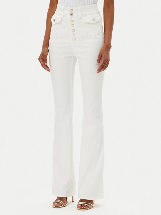 MET MET Τζιν M10 253PT Λευκό Regular Fit