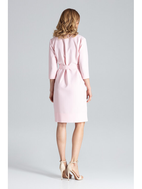 FIGL FIGL Sukienka M644 Różowy Regular Fit