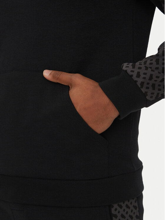 BOSS BOSS Mikina Luke 50540534 Čierna Regular Fit