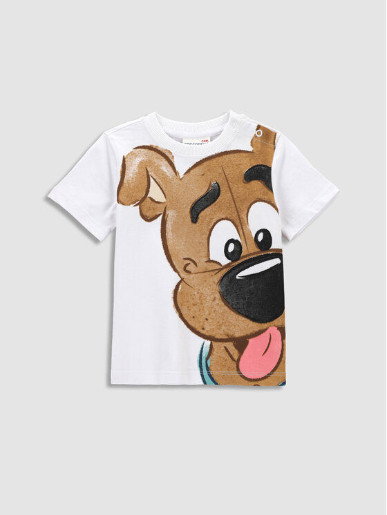 Coccodrillo Tricou WC3143201LIB Alb Regular Fit