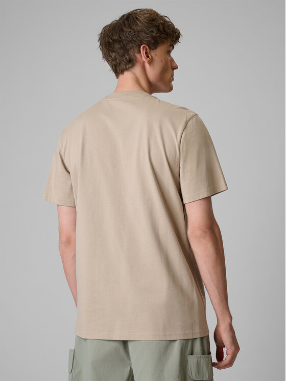 4F 4F T-Shirt TREKKING Beżowy Regular Fit