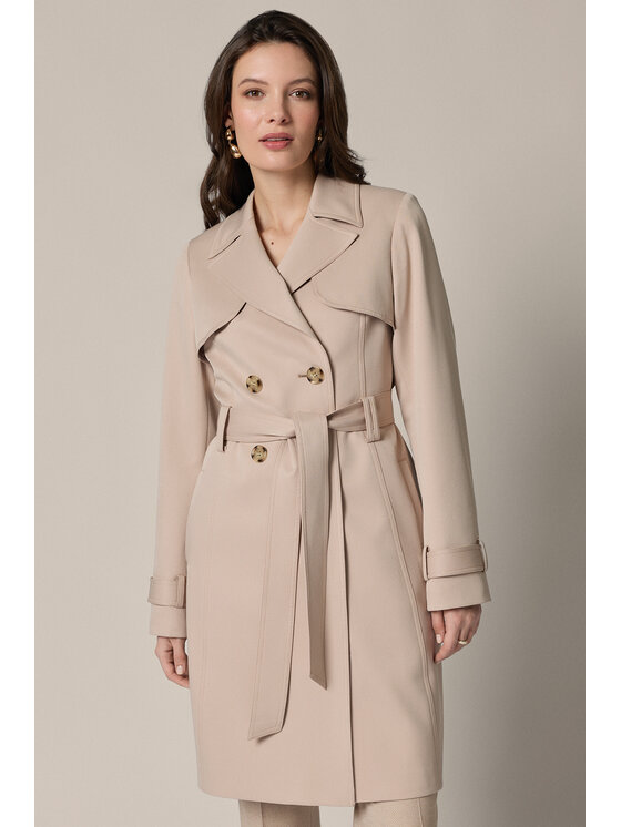 Lancerto Lancerto Trencz Concetta PC073126000009 Beżowy Regular Fit