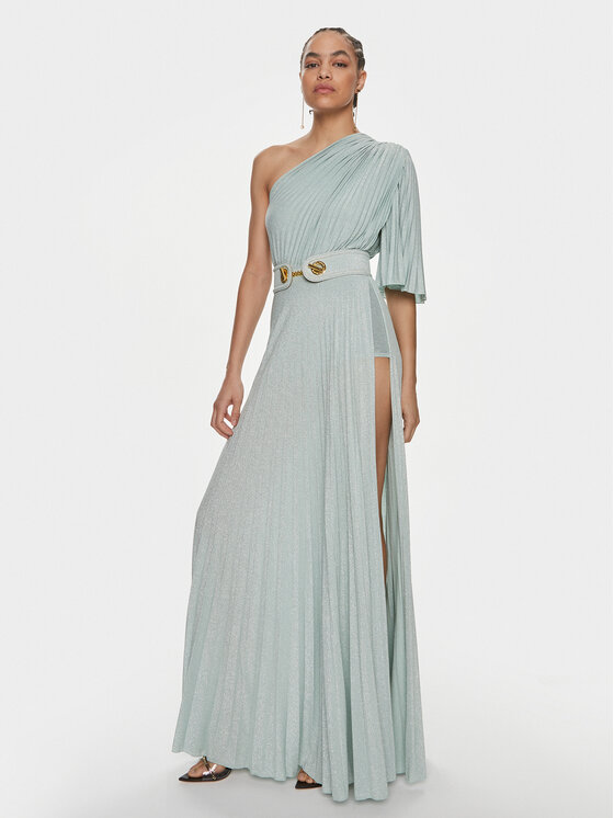 Elisabetta Franchi Elisabetta Franchi Официална рокля AB-534-41E2-V680 Зелен Regular Fit