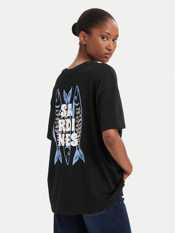 ONLY Tricou Vivvi 15346761 Negru Regular Fit