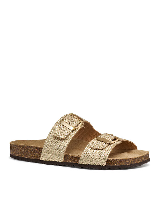 Geox Geox Iešļūcenes D Brionia D35LSL 00047 C2012 Zelta