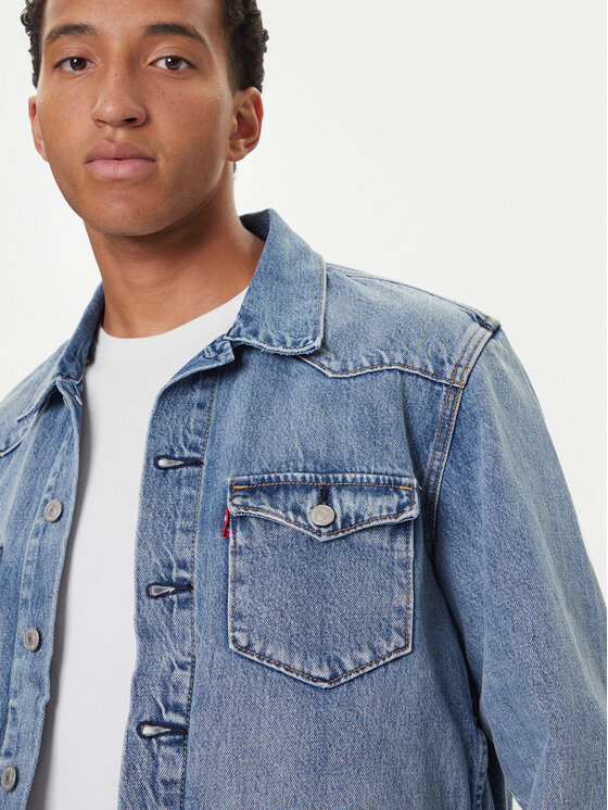 Levi's® Levi's® Geacă de blugi Western 003O0-0000 Albastru Relaxed Fit