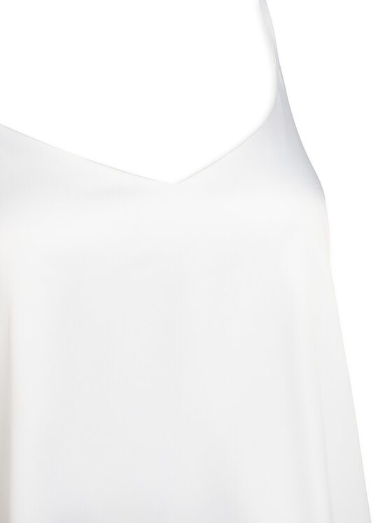 Simple Simple Τοπ 62TSLED102 Λευκό Regular Fit