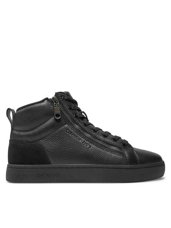 Sneakers Calvin Klein Jeans Classic Cupsole Zip Mid In YM0YM01156 Negru