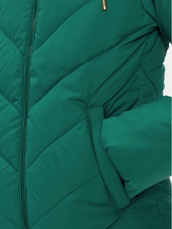 Silvian Heach Silvian Heach Kurtka zimowa GPA23017PI Zielony Regular Fit