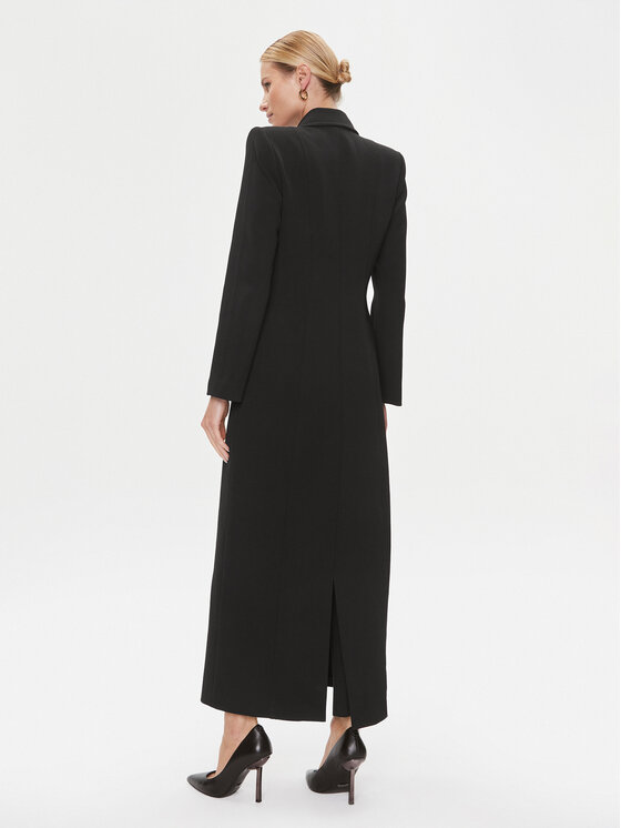 Babylon Babylon Demisezoninis paltas T_S00725 Juoda Regular Fit