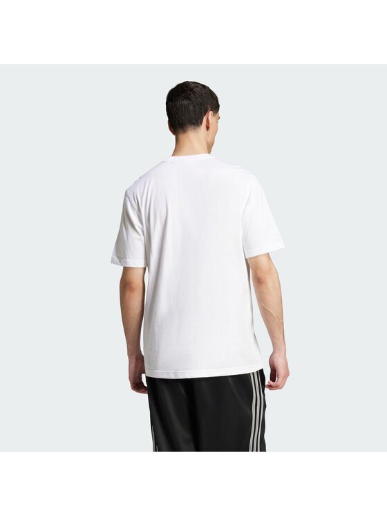 adidas adidas T-Shirt Trefoil Essentials JI8544 Weiß Regular Fit