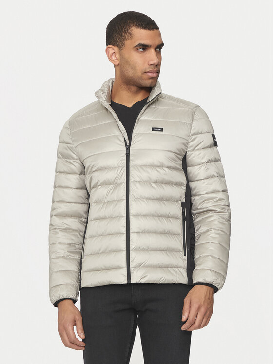 Calvin Klein Calvin Klein Pārejas jaka Recycled Side Logo K10K108291 Bēšs Regular Fit